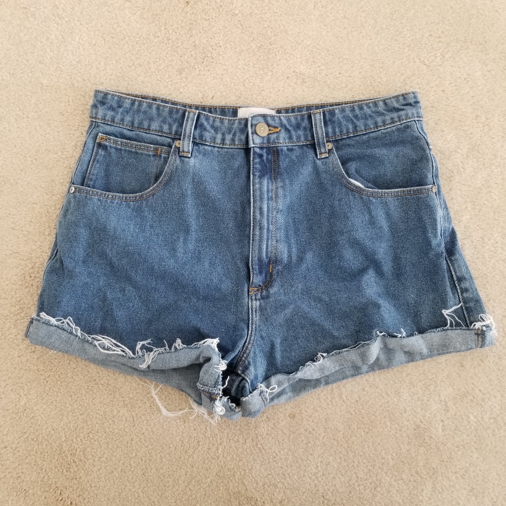 Abrand Jeans High Relaxed Denim Shorts Size 13/31